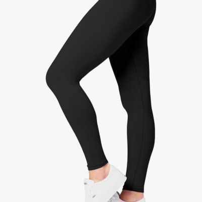 SATINA High Waisted Full Length Legging for Women - Plus Size